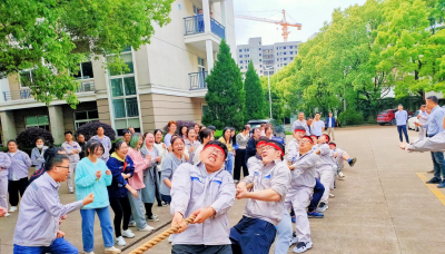 迎亚运、庆“五一”yl6809永利职工拔河比赛